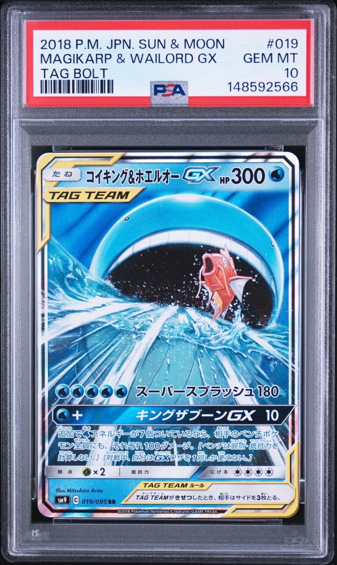 Magikarp & Wailord GX RR [SM9 019/095](Expansion Pack "Tag Bolt")