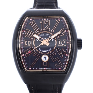 日本限定モデル FRANCK MULLER フランクミュラー ヴァンガード V45SCDTJ TTNRBR5N Ti/PG メンズ 腕時計