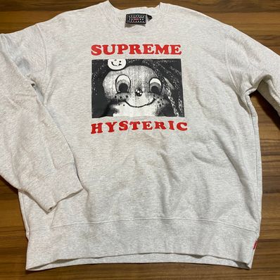Supreme x HYSTERIC GLAMOUR Crewneck "Grey"