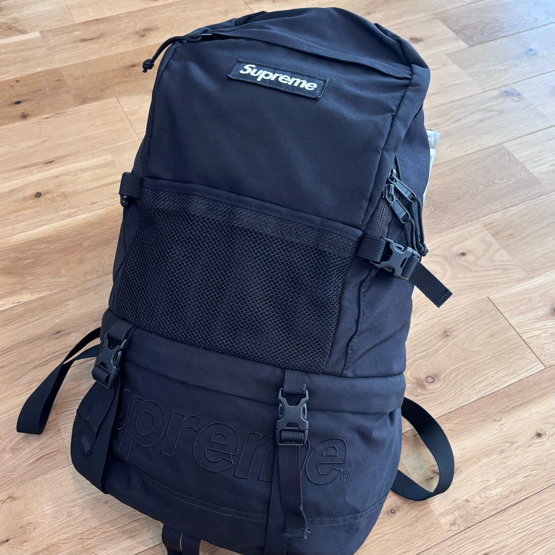 Supreme 15AW Backpack "Black "