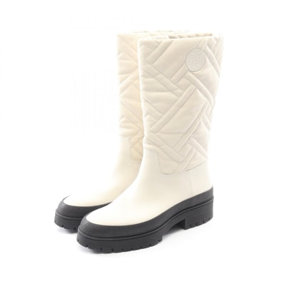 エルメス HERMES Fuji フジ ブーツ 靴 レザー レディース ホワイト系 【中古】