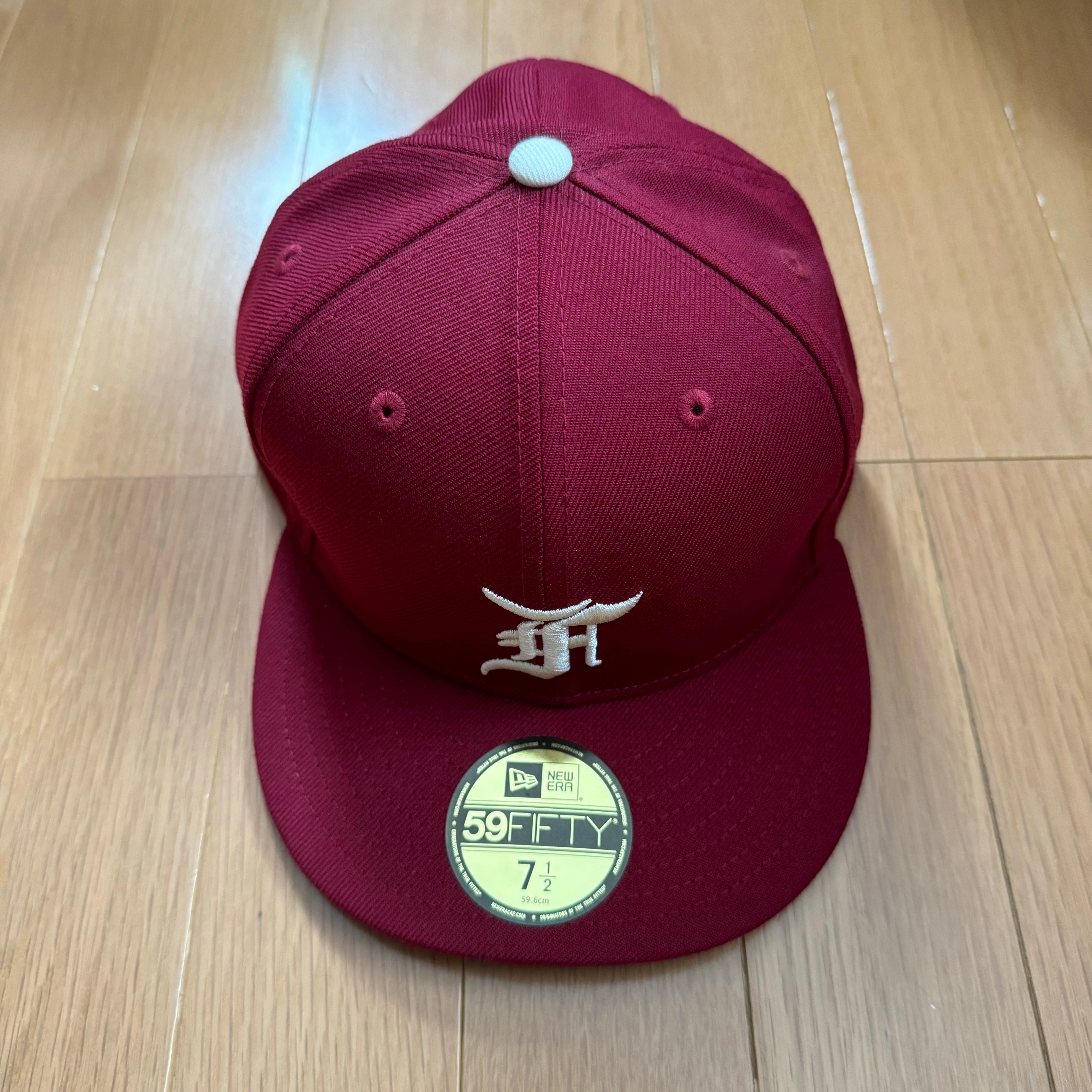 NEW ERA 59Fifty Fear of God Essentials the Classic Collection Philadelphia Phillies Cooperstown "Wine Red"