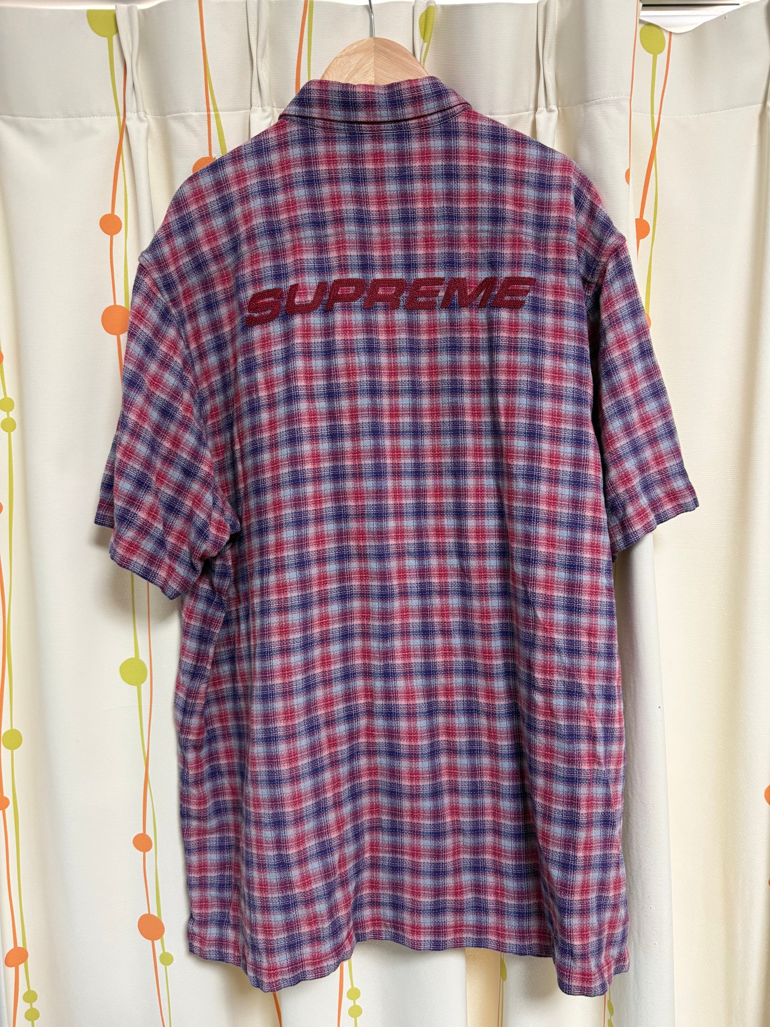 Supreme Plaid S/S Shirt "Red"