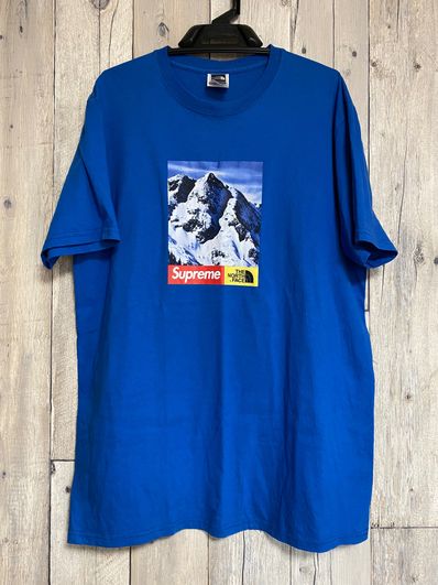 Supreme x The North Face Mountain Tee "Blue"