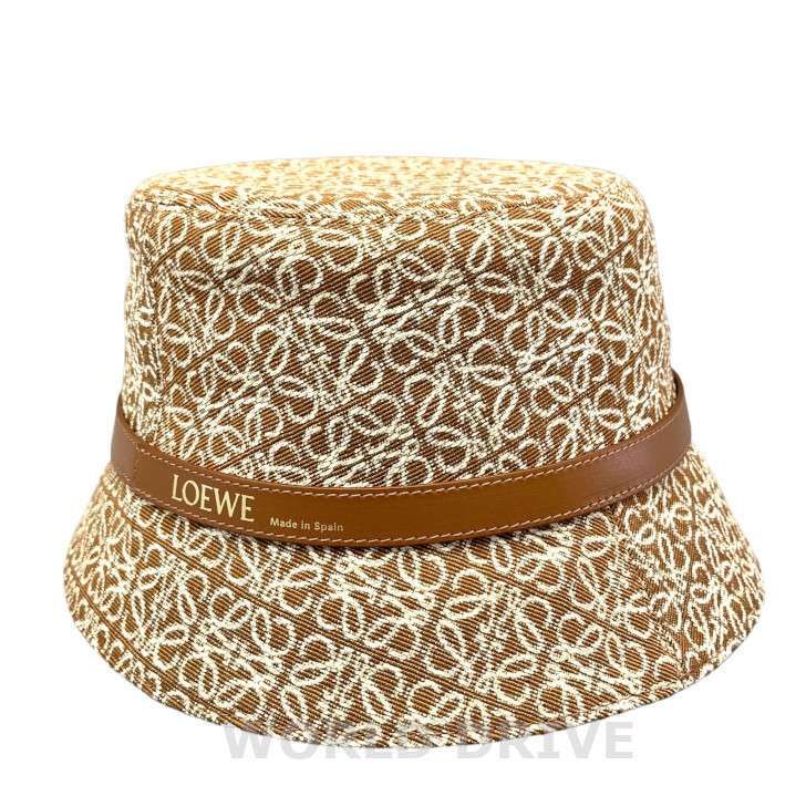 LOEWE バケットハット (アナグラムジャカード&カーフ) 超高品質販売 ...