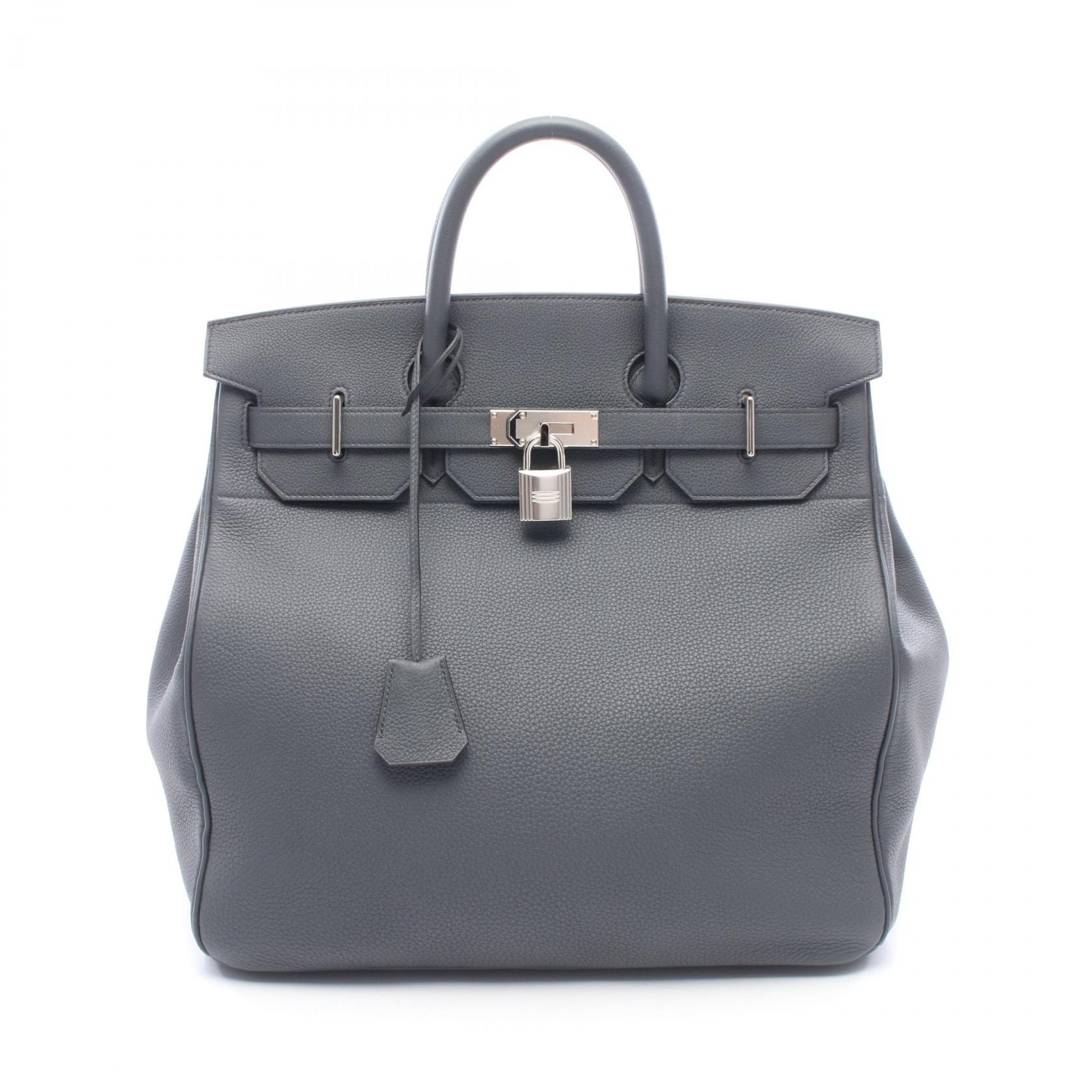 エルメス HERMES オータクロア40 グリミスティ ハンドバッグ バッグ トゴ トゴ W刻印(2024年製造) レディース グレー系 【中古】
