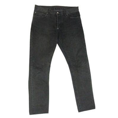 Ron Herman ロンハーマン デニムパンツ 222060150-1845 RH VINTAGE LOS ANGELES ポケットダメージ加工 スリムフィット デニムパンツ ジーンズ ブラック系 34【中古】