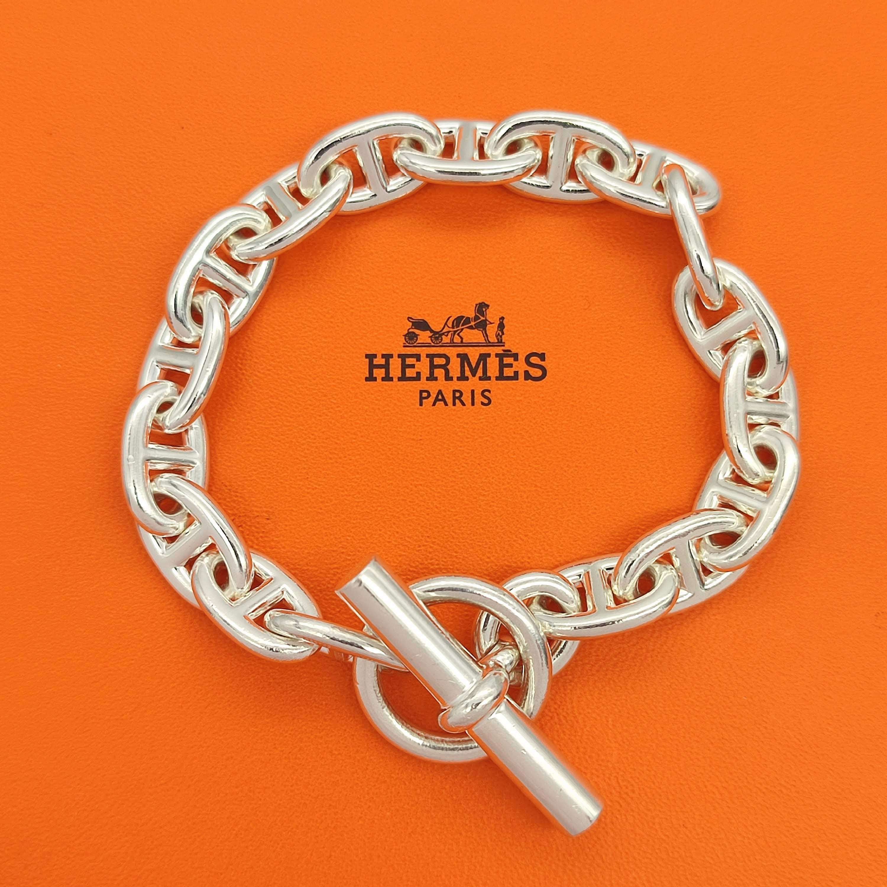 Hermes Chaine D'ancre MM Bracelet "Silver"