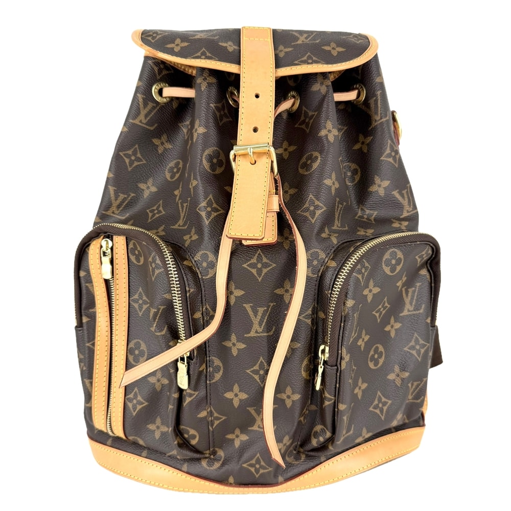 LOUIS VUITTON ルイヴィトン リュック サックアドボスフォール バックパック メンズ レディース M40107 モノグラムキャンバス ブラウン 茶 ゴールド金具 ユニセックス【中古品】