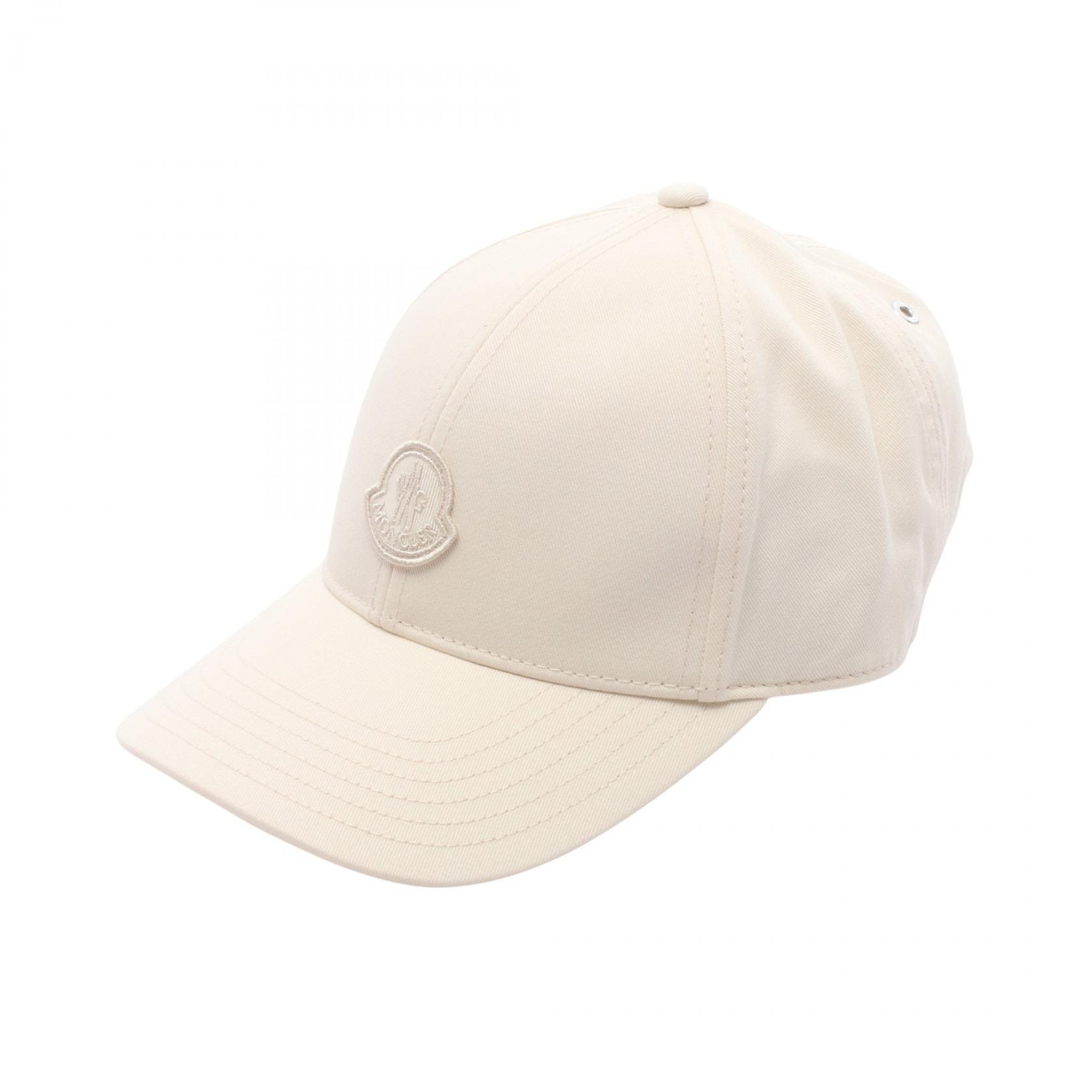 モンクレール MONCLER BASEBALL ベースボール キャップ 帽子 コットン メンズ レディース アイボリー系 L10933B000380U082061 【新品】