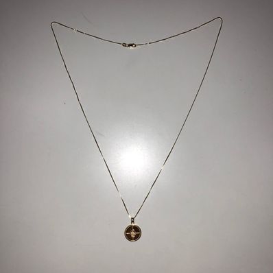 Supreme Undercover Public Enemy 14K Gold Pendant "Gold"