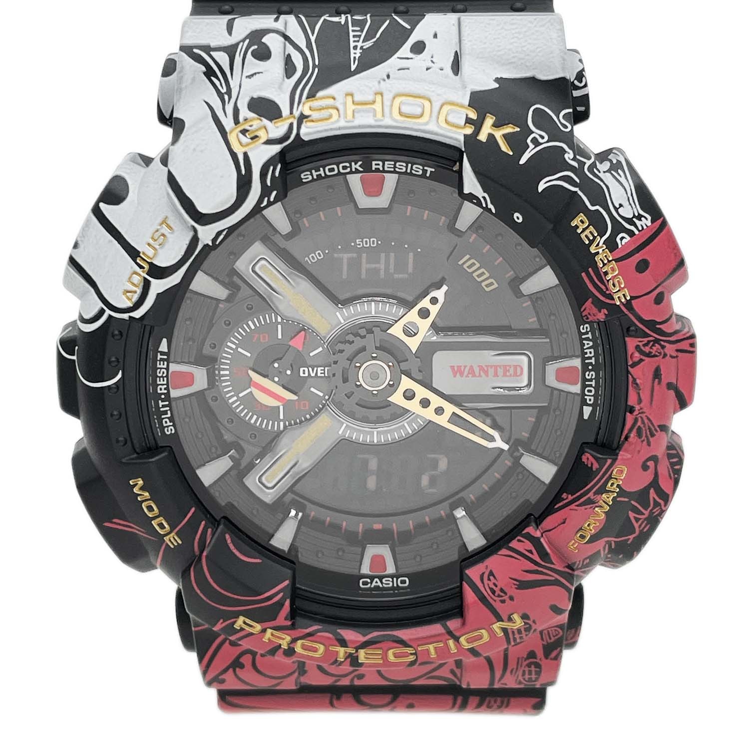 CASIO カシオ G-SHOCK ジーショック ワンピースコラボ 腕時計
 GA-110JOP メンズ
 【中古】