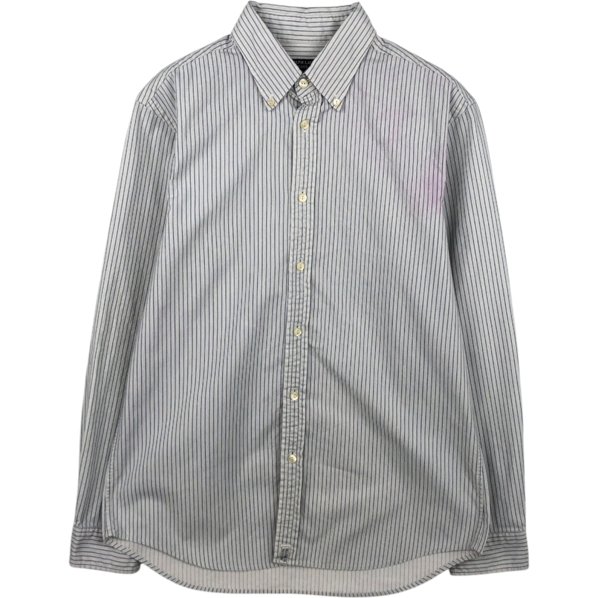 古着 ラルフローレン Ralph Lauren RALPH LAUREN JEANS CO マルチストライプ 長袖 ボタンダウンストライプシャツ メンズM相当/eaa621728