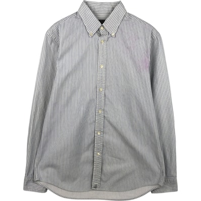 古着 ラルフローレン Ralph Lauren RALPH LAUREN JEANS CO マルチストライプ 長袖 ボタンダウンストライプシャツ メンズM相当/eaa621728