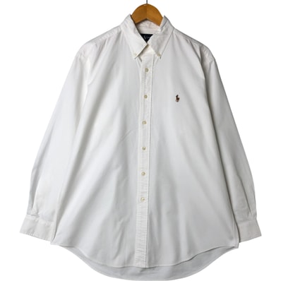 古着 ラルフローレン Ralph Lauren YARMOUTH 長袖 ボタンダウンシャツ メンズL相当/eaa543788