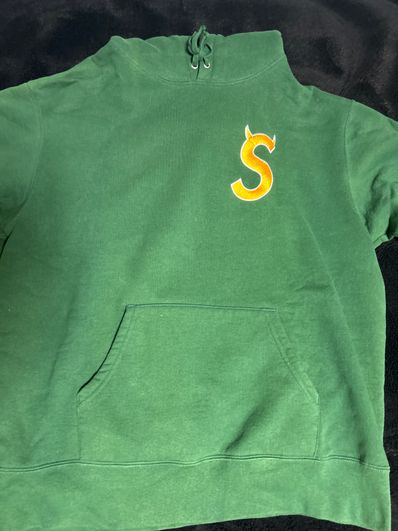 Supreme S Logo Hooded Sweatshirt "Dark Green" (22FW)
