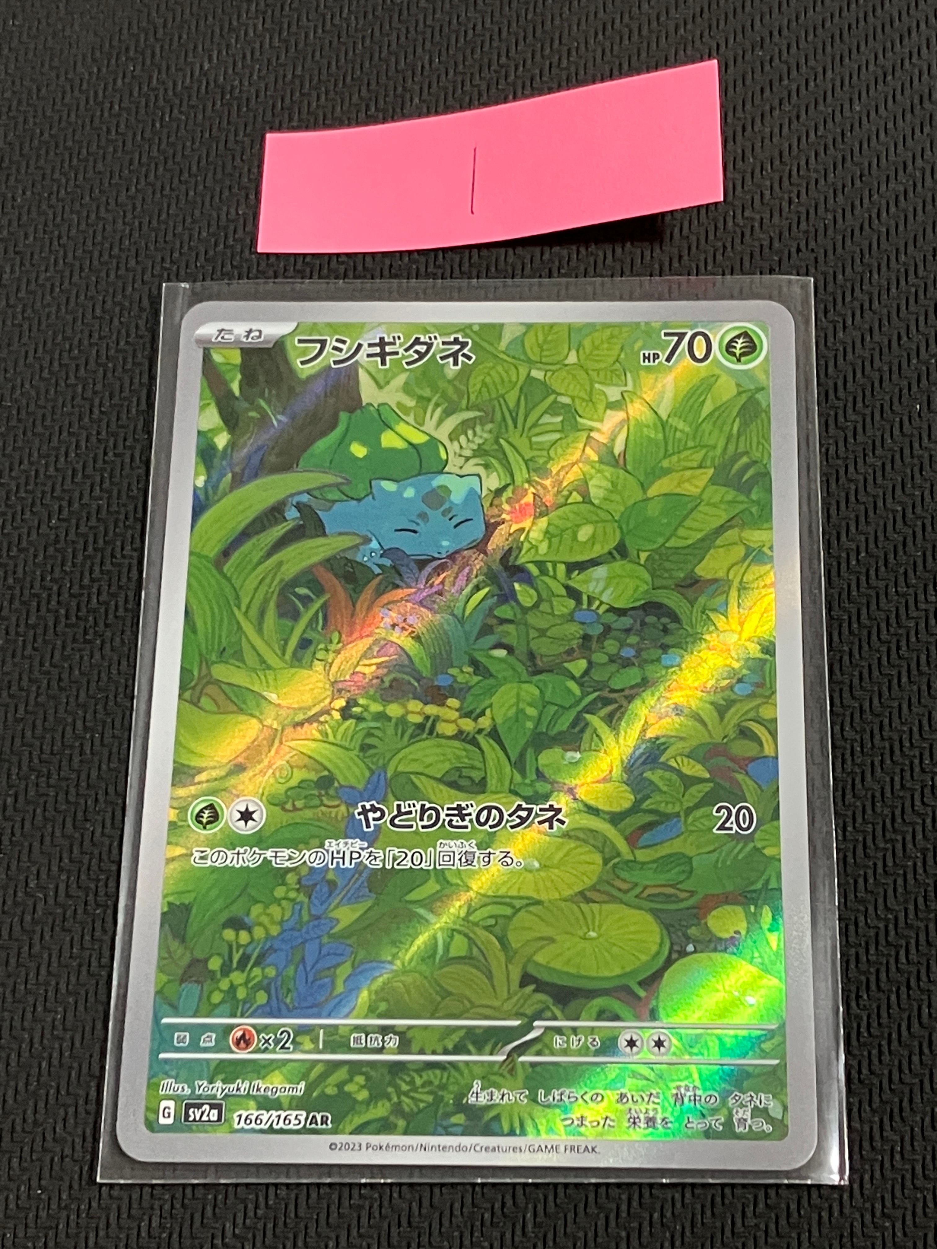 フシギダネ AR[SV2a 166/165](強化拡張パック「ポケモンカード151」)の