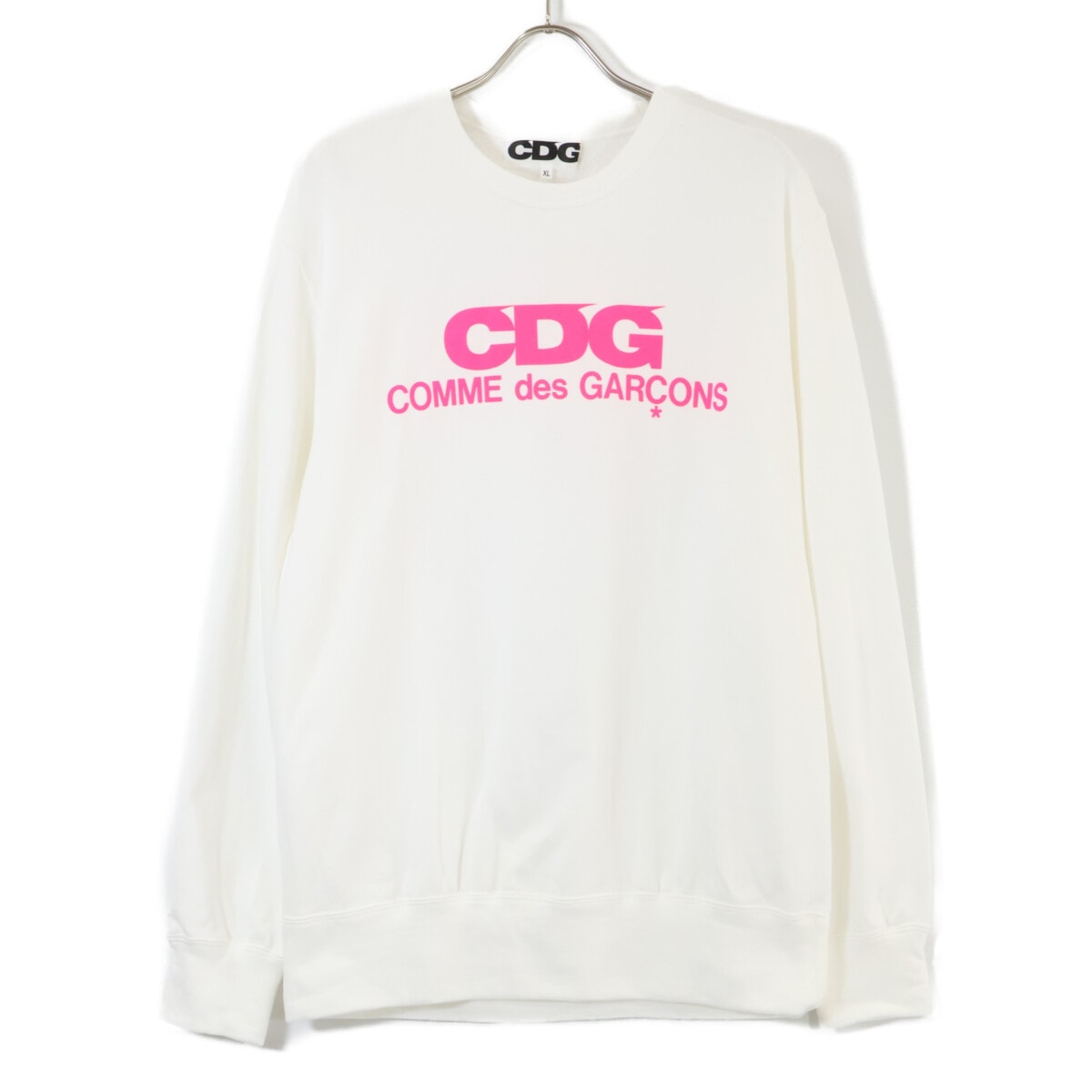 シーディージー 【美品/25年製】SZ-T078 コットン CDGロゴ スウェットシャツ XL