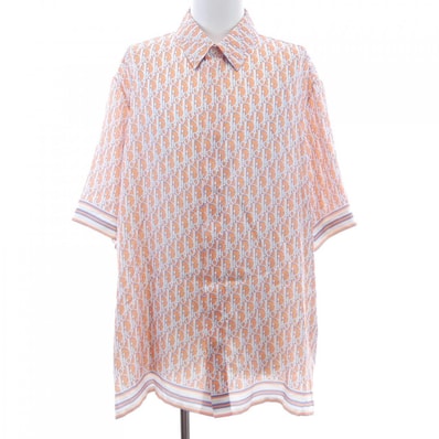 ディオール DIOR ディオールオブリークオーガニックシルクツイル OBLIQUE 193C545A4751 S/Sシャツ