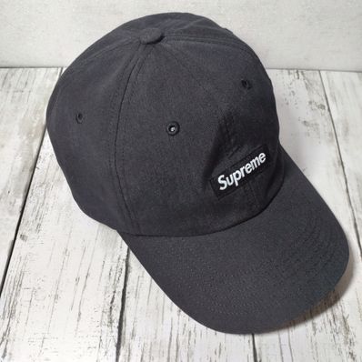 Supreme Brushed Cordura Small Box 6-Panel "Black"