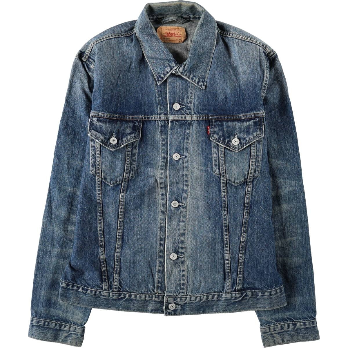 古着 00年代 リーバイス Levi's 70500 0438 デニムジャケット Gジャン メンズXL相当/eaa670787