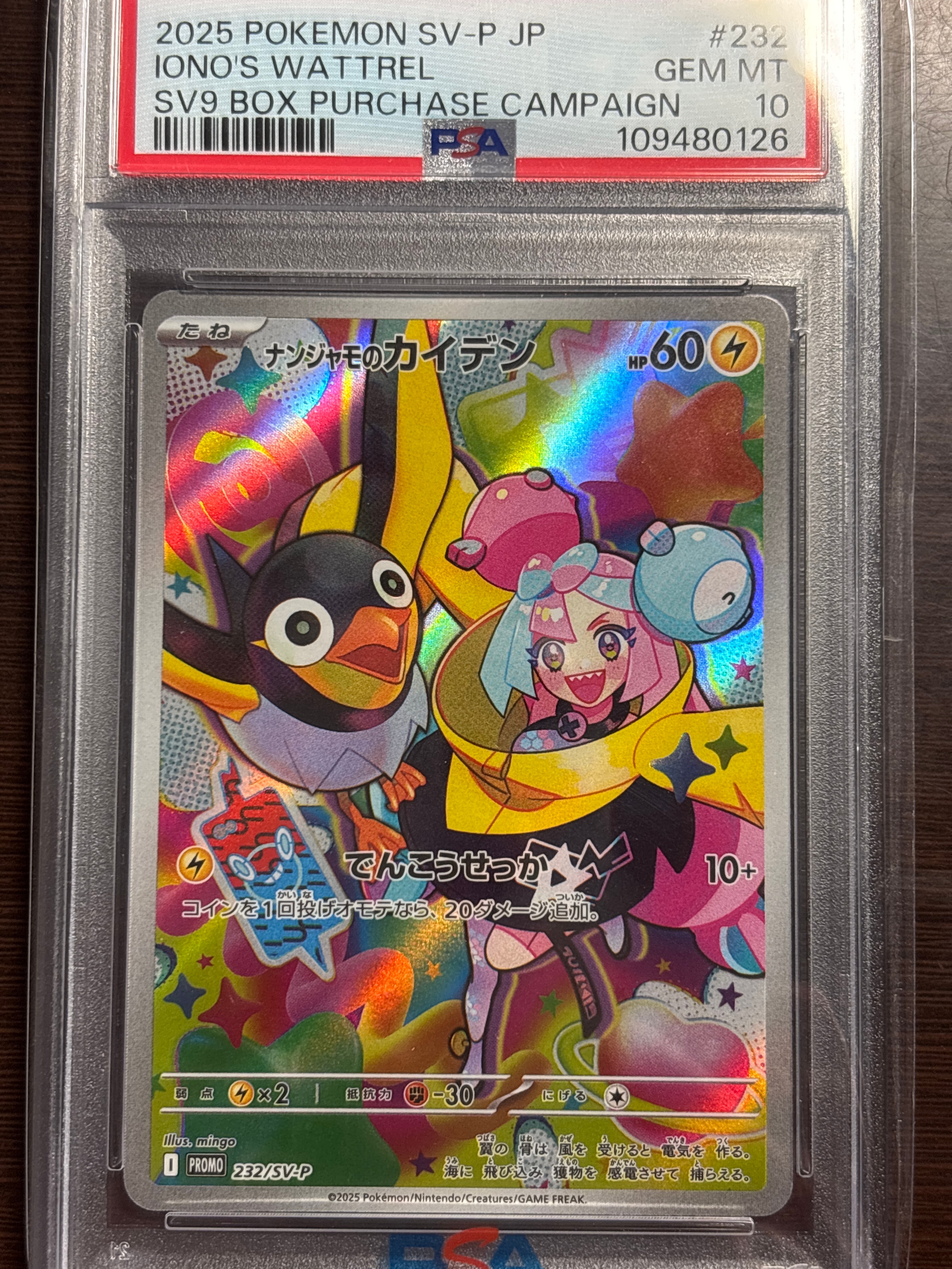 ナンジャモのカイデン P [SV-P 232](プロモーションカード「拡張パック バトルパートナーズ Box購入キャンペーン」)