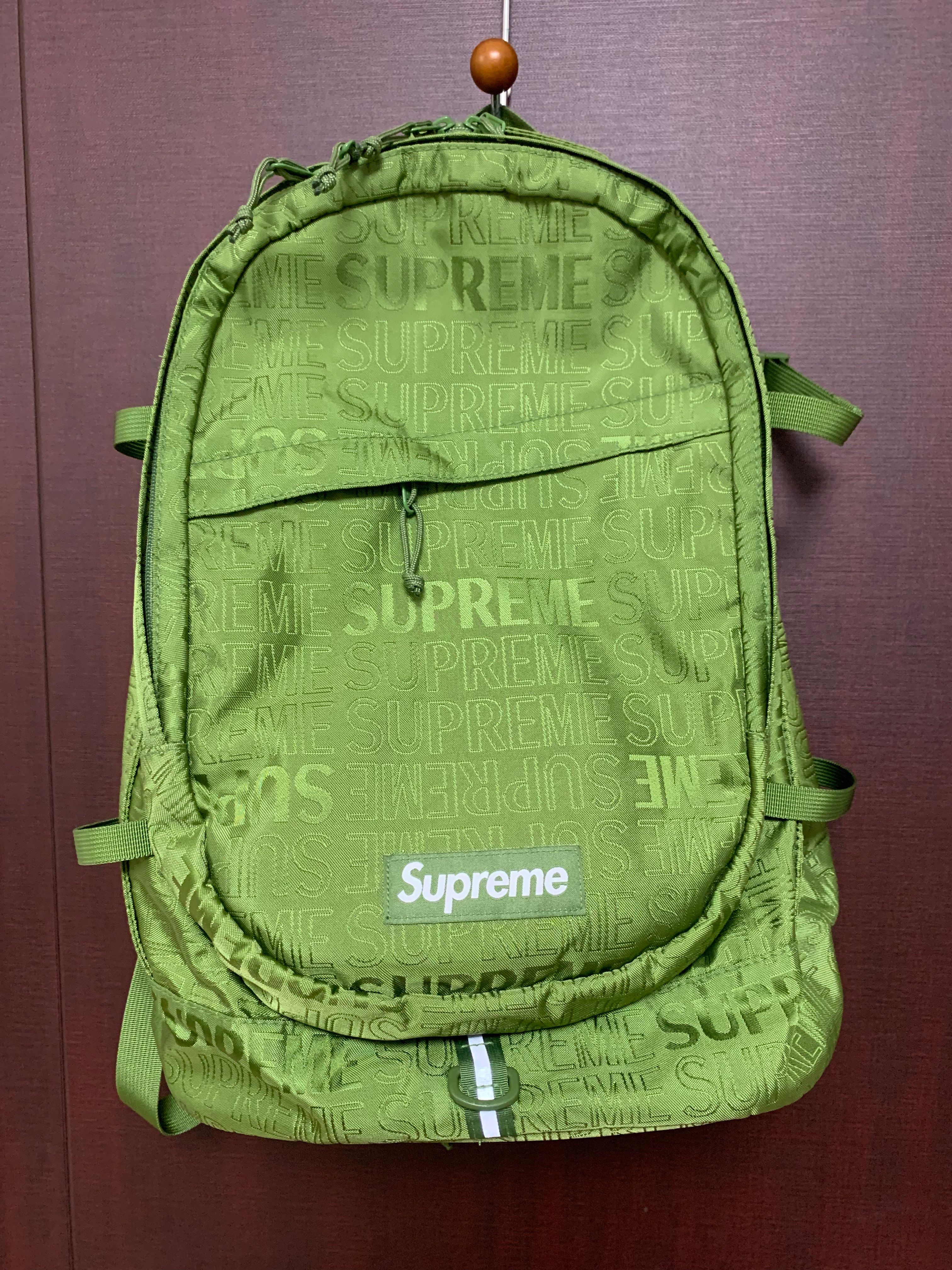 Supreme 19SS Backpack "Olive"