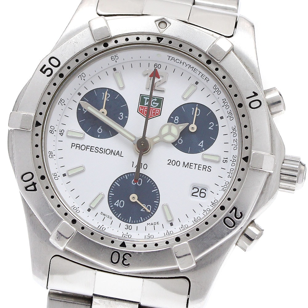 傷や汚れあり】タグホイヤー プロフェッショナル 2000シリーズ メンズ