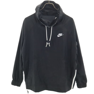 未使用 NIKE ナイキ プルオーバー ウインドブレーカー M ブラック