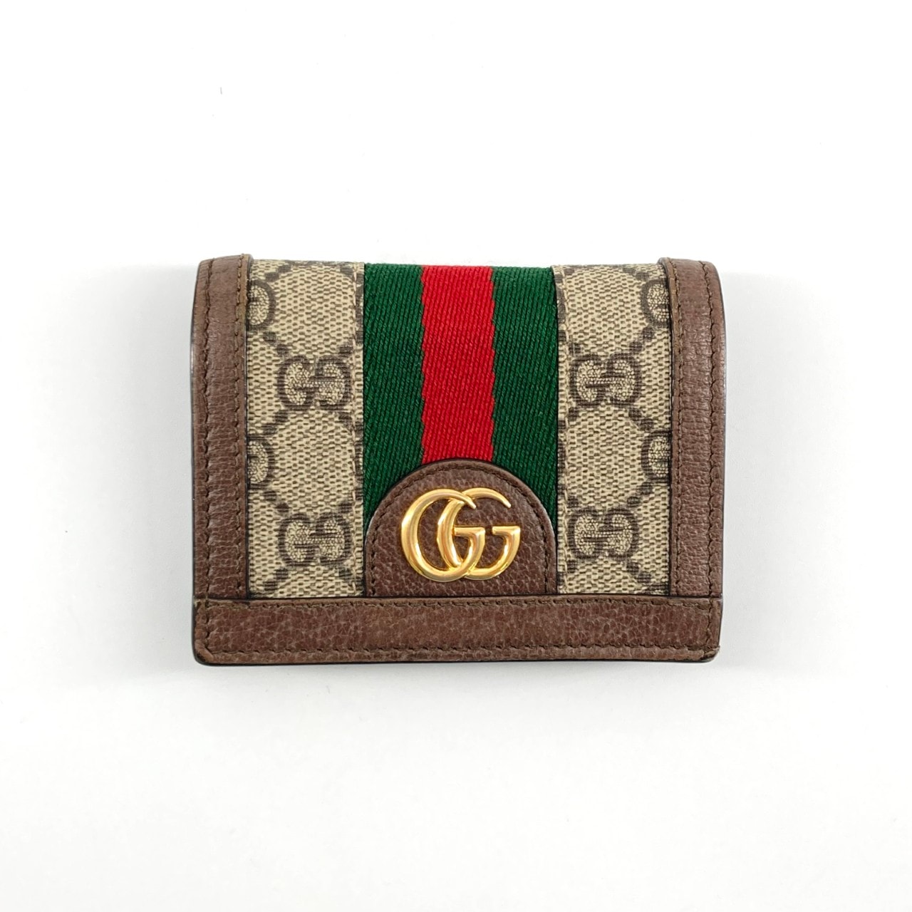GUCCI(グッチ) オフディア ミニ財布 二つ折り財布 ブラウン