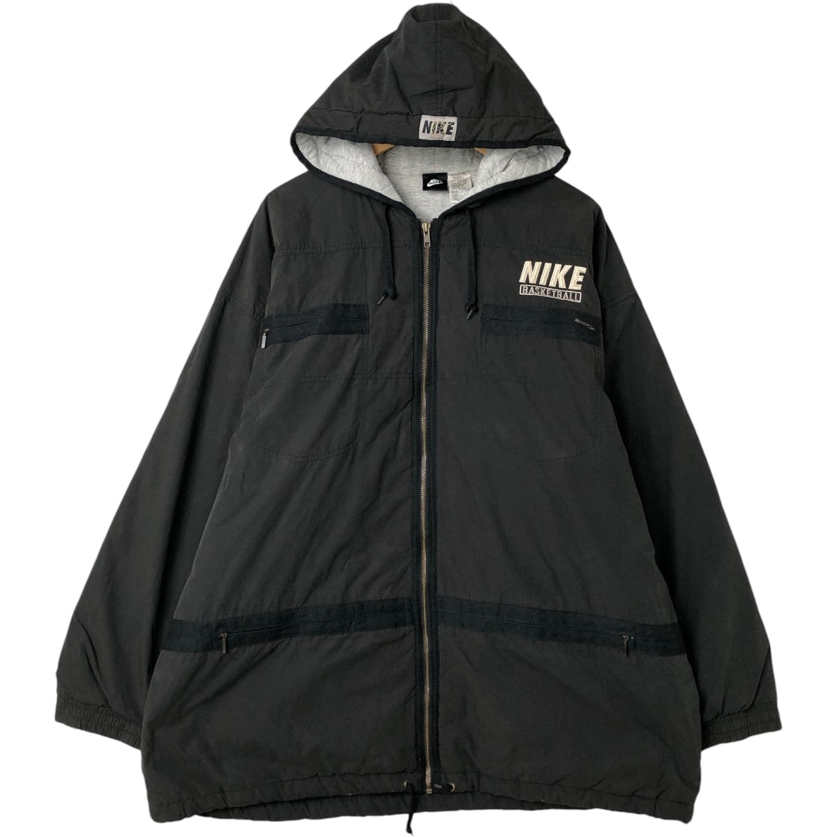 古着 90年代 ナイキ NIKE バックロゴ 中綿パーカー パファージャケット メンズL相当 ヴィンテージ/eaa551416