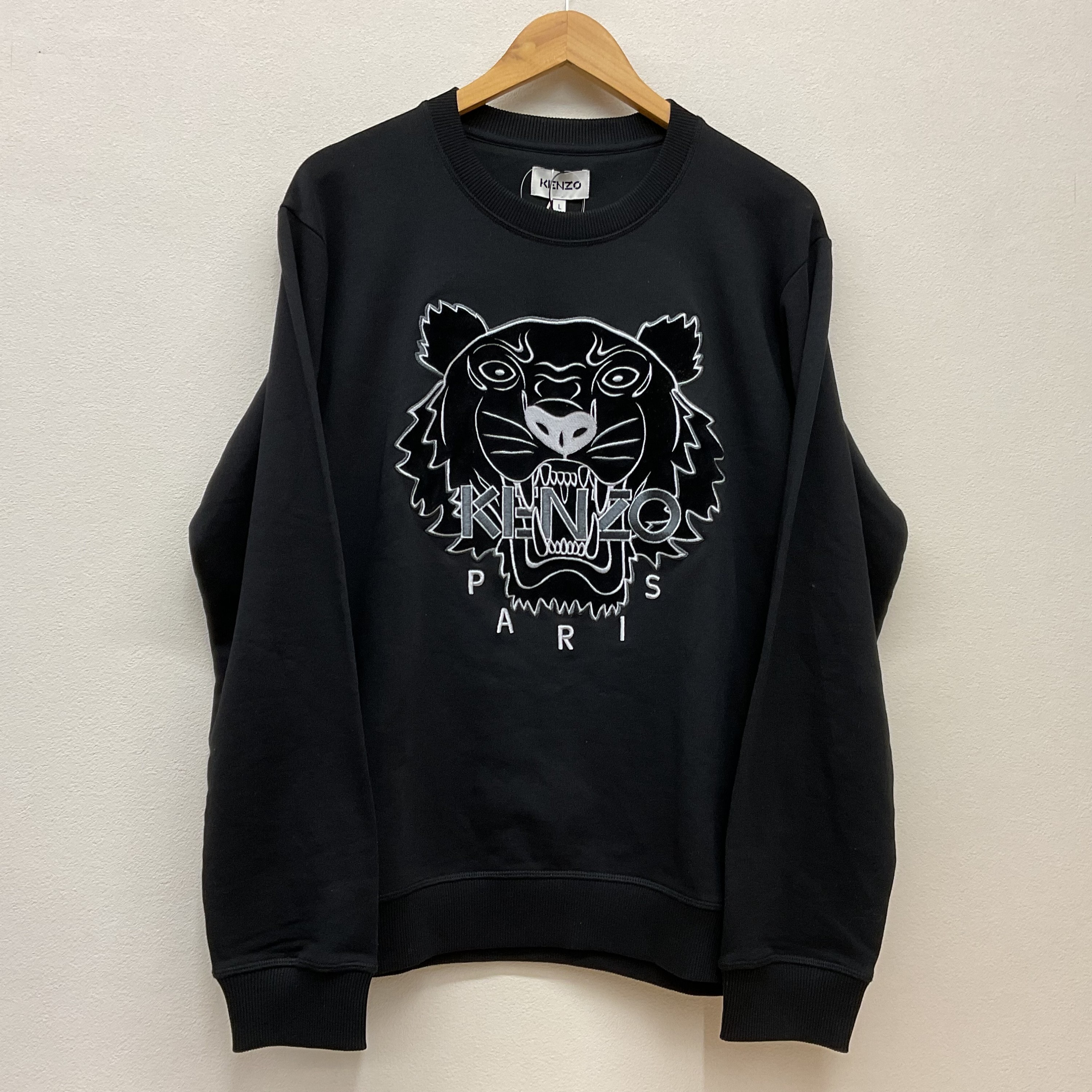 KENZO 【ケンゾー】スウェット ブラック タイガー PARIS L
