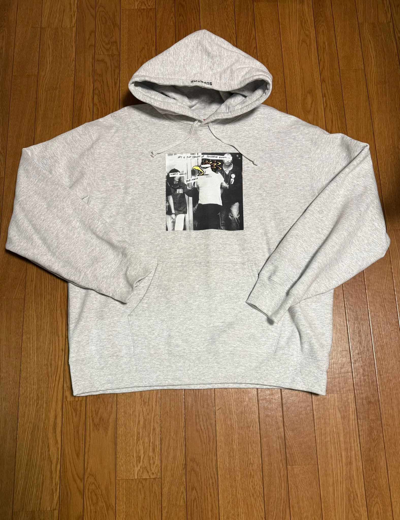 Supreme x ANTIHERO Hooded Sweatshirt "Ash Grey"