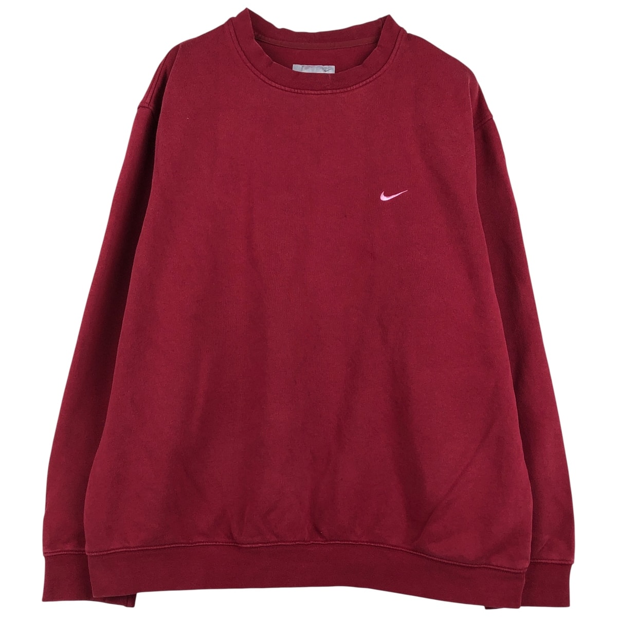 古着 00年代 ナイキ NIKE ワンポイントロゴスウェットシャツ トレーナー メンズXL相当/eaa608080