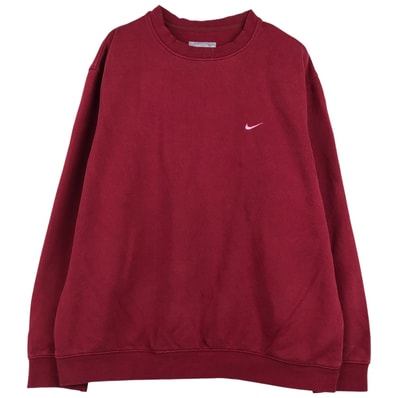 古着 00年代 ナイキ NIKE ワンポイントロゴスウェットシャツ トレーナー メンズXL相当/eaa608080