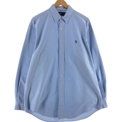 古着 ラルフローレン Ralph Lauren YARMOUTH 長袖 ボタンダウンシャツ メンズXL相当/eaa526812