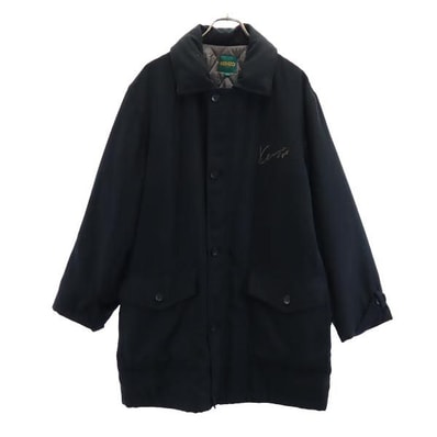KENZO ケンゾー 90s ロング オールド ゴルフ コート 3 ブラック GOLF