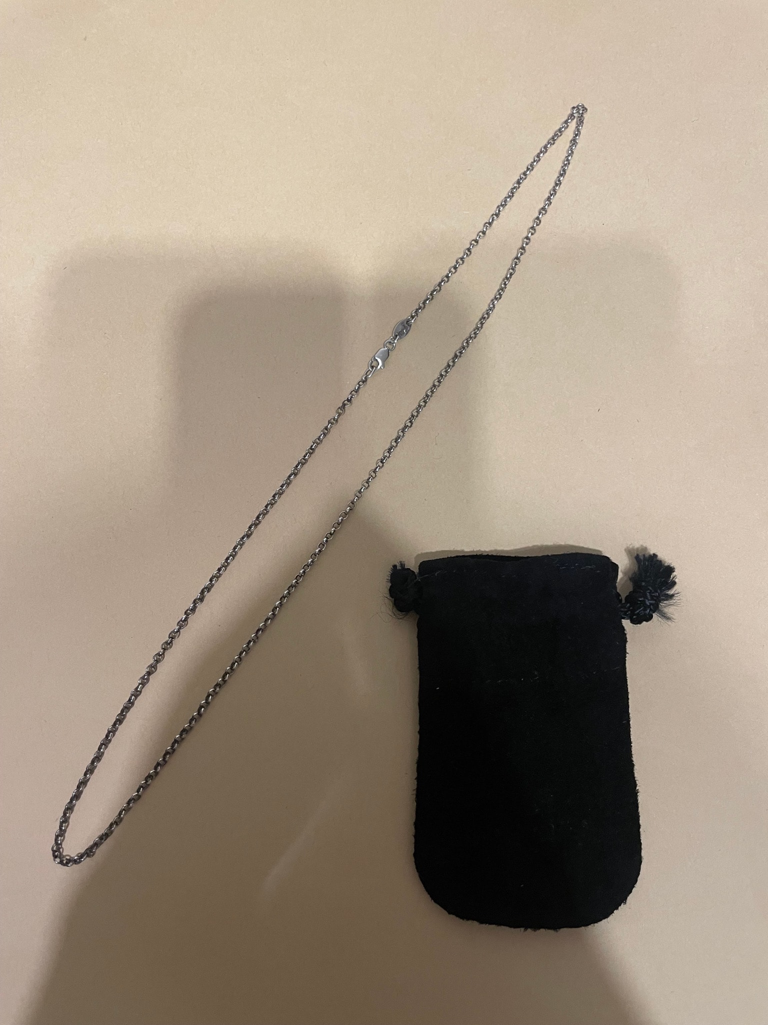 Chrome Hearts Roll Chain Necklace "Silver"