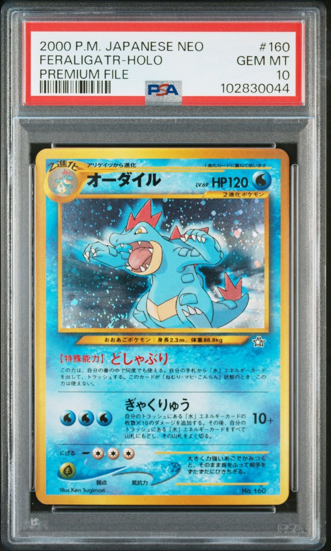 オーダイル イントロパック: 旧裏[neoI No.160](イントロパック★neo)