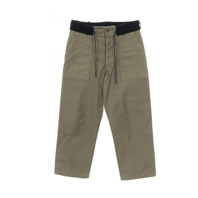 サカイ Sacai sacai × WTAPS WMILL-TROUSER 02 パンツ 衣料品 ボトムス コットン メンズ カーキ系 / ネイビー系 【中古】