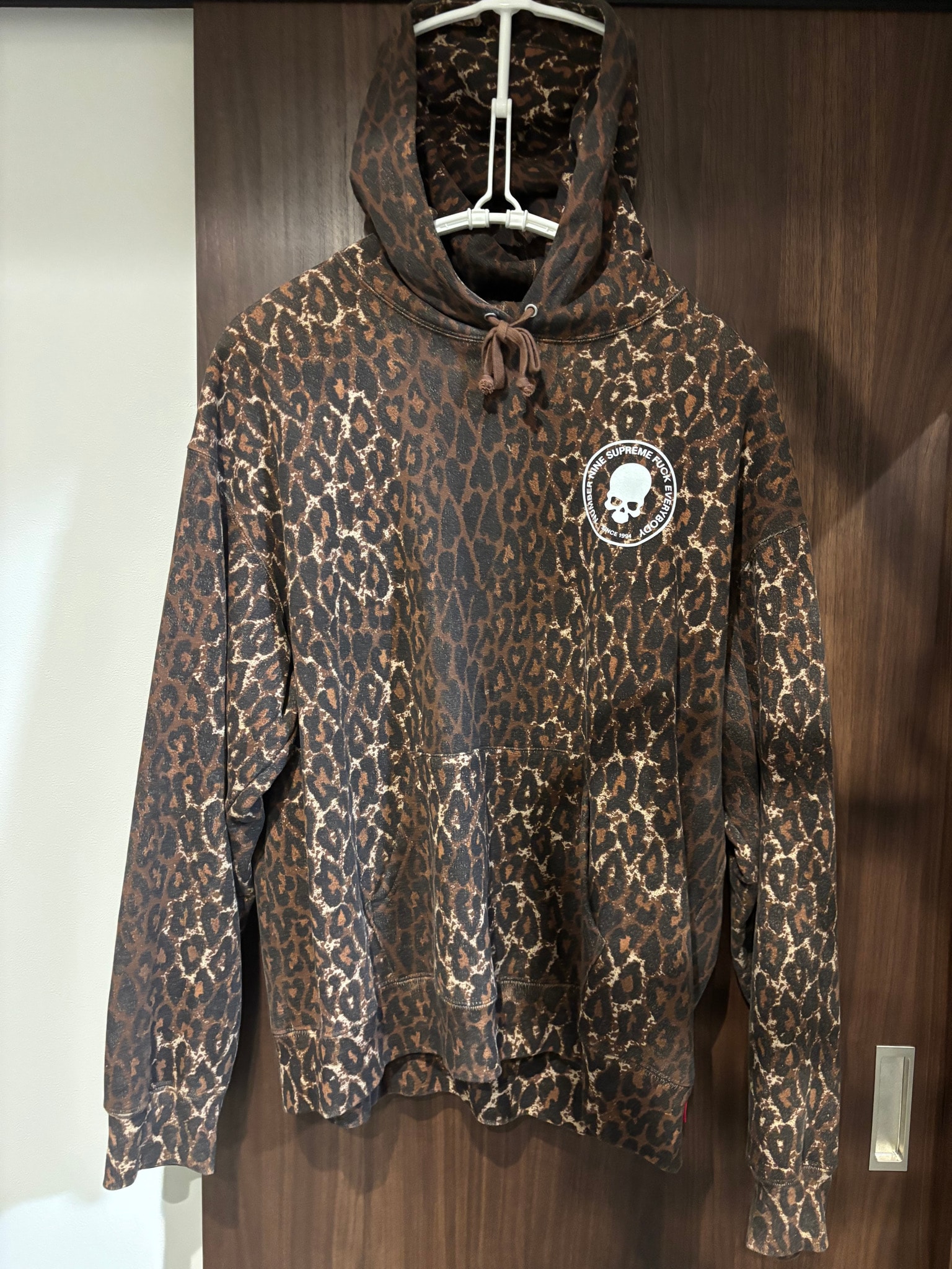 Supreme x Number (N)ine Hooded Sweatshirt "Leopard"