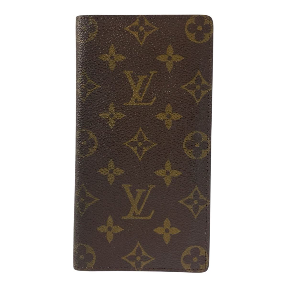 美品 LOUIS VUITTON ルイヴィトン モノグラム ポルト バルール カルト クレディ ブラウン PVC 札入れ ロングウォレット 600483 【中古】