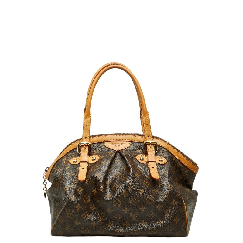 ルイ ヴィトン モノグラム ティヴォリGM ハンドバッグ ショルダーバッグ M40144 ブラウン PVC レザー レディース LOUIS VUITTON 【中古】