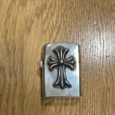 Chrome Hearts Zippo Writer V1 / CH Cross S "Silver"