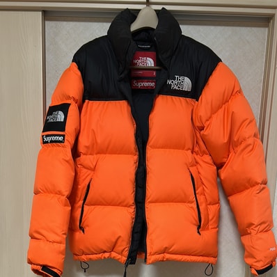 Supreme x The North Face 2016FW Nuptse Jacket "Orange"