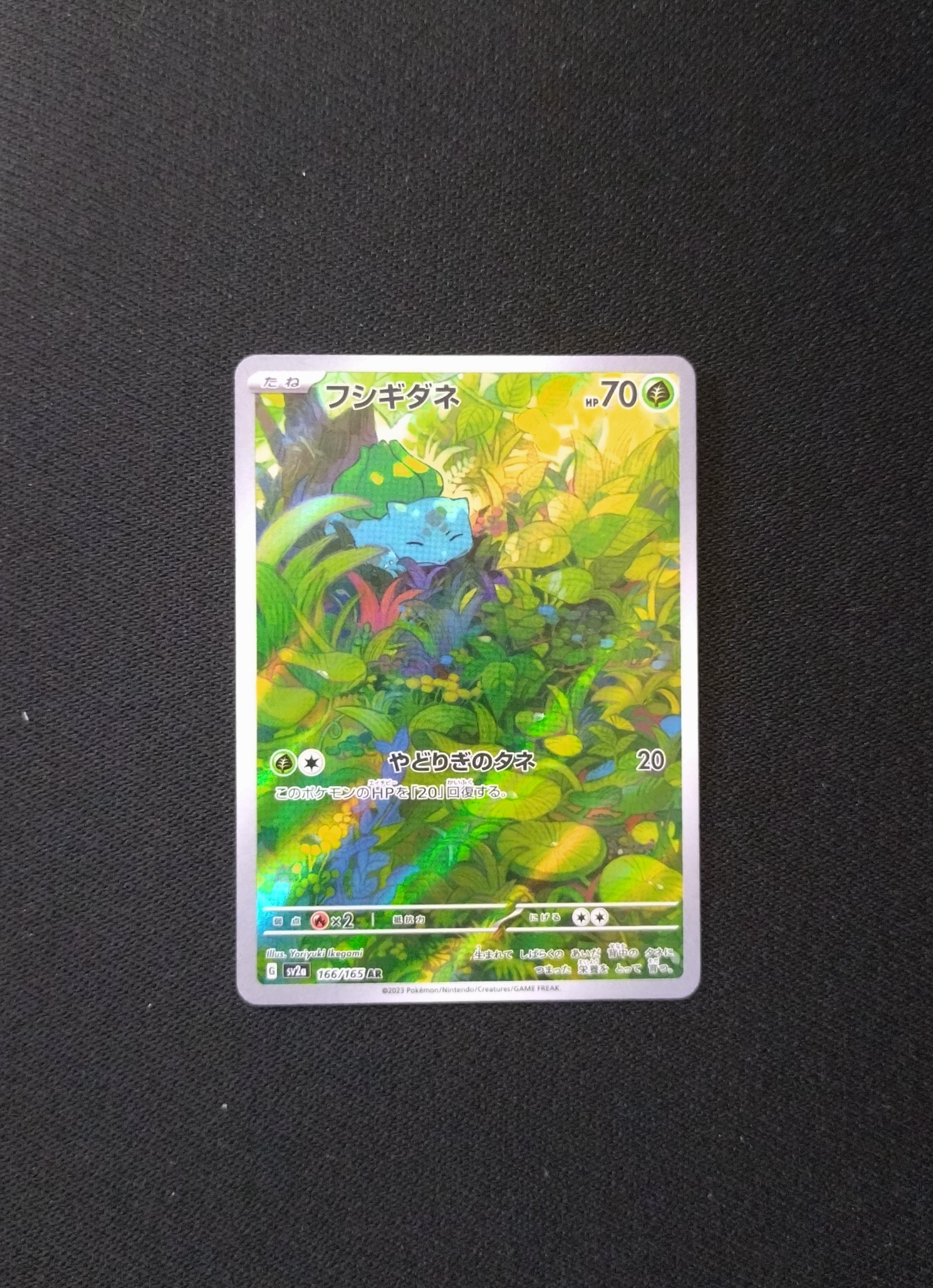 フシギダネ AR[SV2a 166/165](強化拡張パック「ポケモンカード151」)