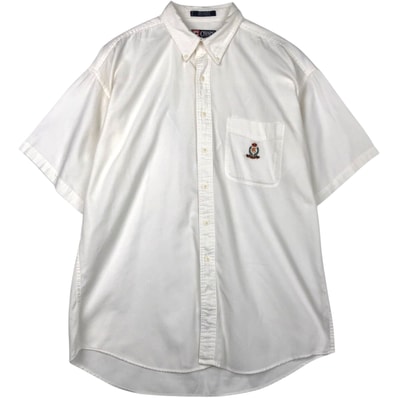 古着 ラルフローレン Ralph Lauren CHAPS チャップス 半袖 ボタンダウンシャツ メンズL相当/eaa640941