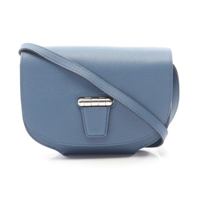 エルメス HERMES ミニ コンヴォワイユール ショルダーバッグ バッグ レザー エバーカラー エバーカラー ブルードガリス X刻印(2016年製造) レディース ブルー系 【中古】