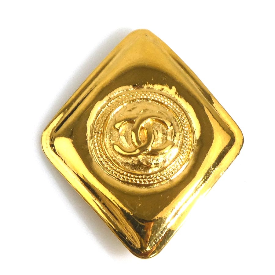 シャネル CHANEL ブローチ メタル ゴールド レディース【中古】 r11324i