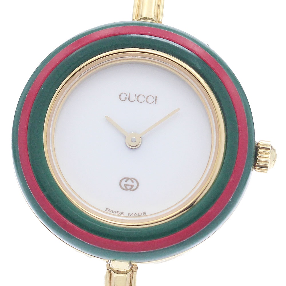 ★内箱付き グッチ チェンジベゼル  1100-L レディース 【中古】